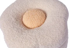 Childhome Paniers De Rangement-Pouf + Coffre à jouets Fleur blanc cassé