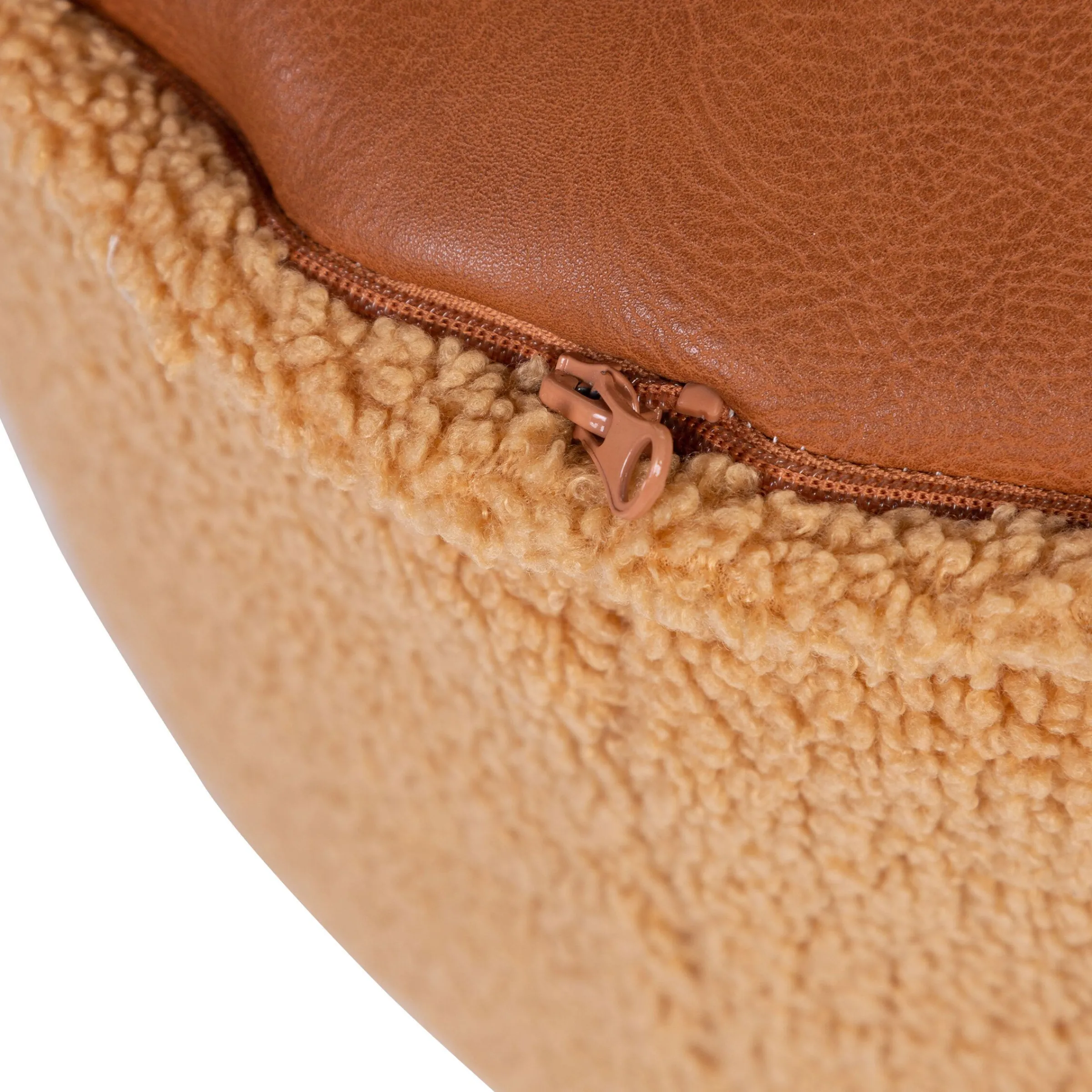 Childhome Chaises Enfants-Pouf Teddy marron