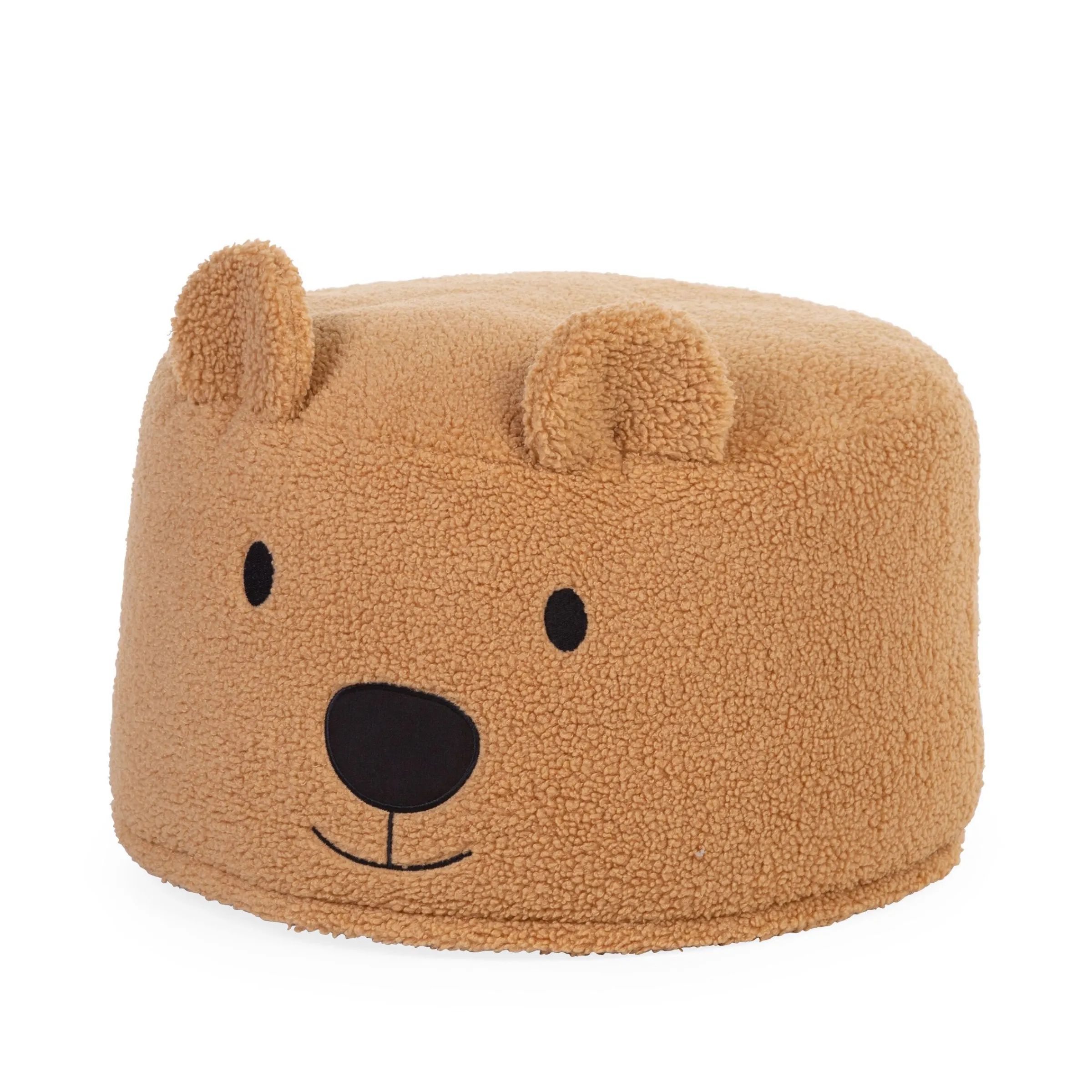 Childhome Chaises Enfants-Pouf Teddy marron