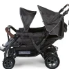 Childhome Poussettes Multi Places-Poussette Quadruple anthracite
