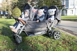 Childhome Poussettes Multi Places-Poussette Sixplaces anthracite