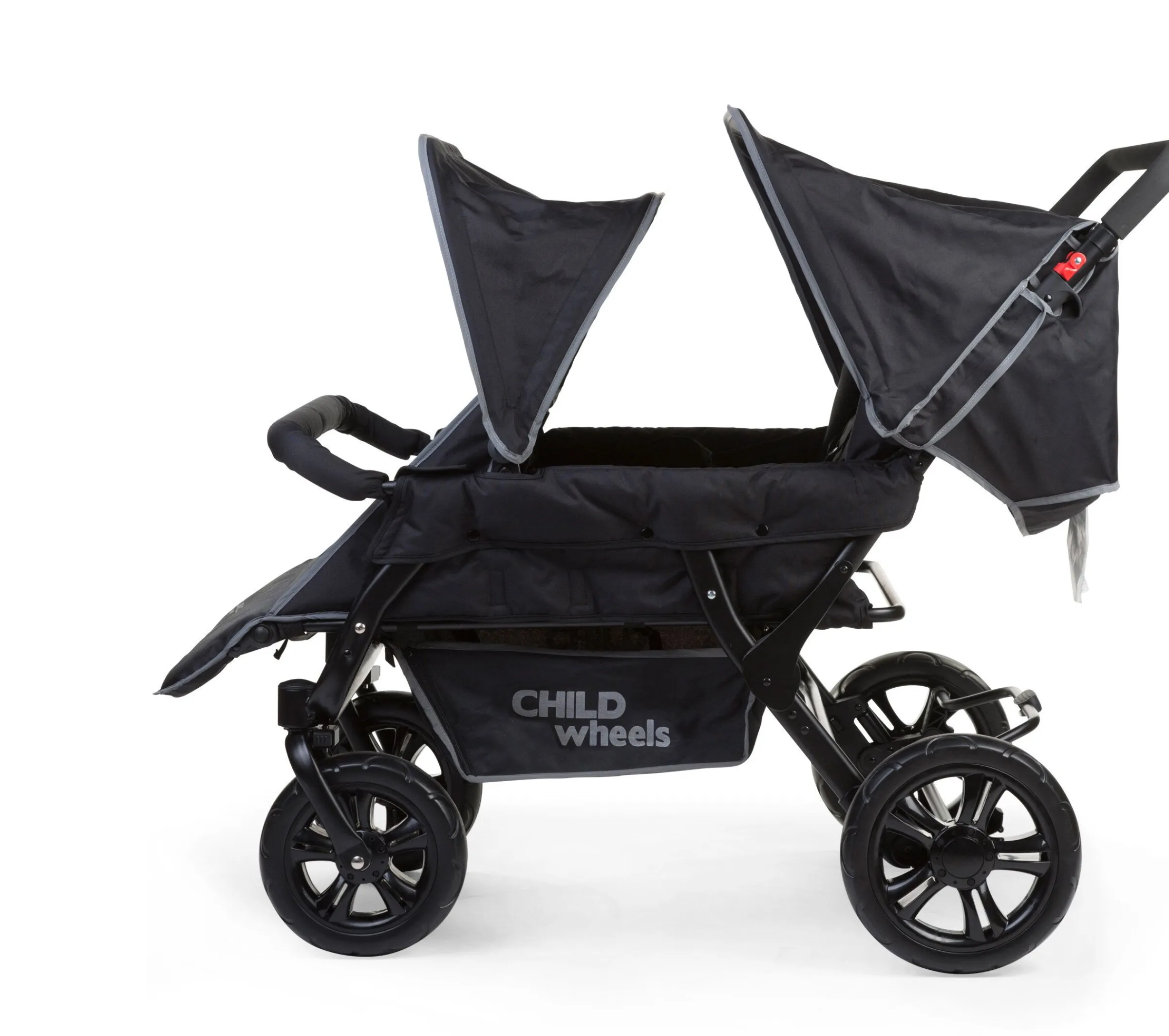 Childhome Poussettes Multi Places-Poussette Two By Two noir