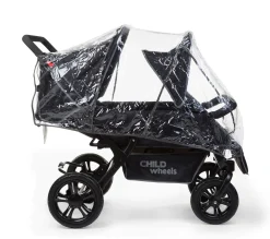 Childhome Poussettes Multi Places-Poussette Two By Two noir