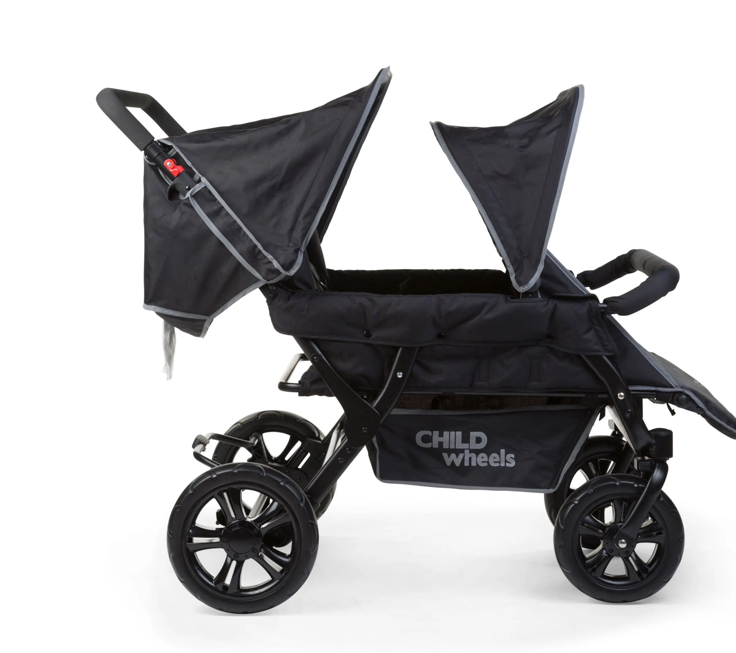 Childhome Poussettes Multi Places-Poussette Two By Two noir