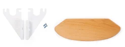 Childhome Pièces De Rechange-Repose-pieds Evolu + Supports + Vis - Naturel/Blanc