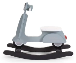 Childhome Jouets À Bascule-Scooter A Bascule - MDF - Bleu Menthe Noir