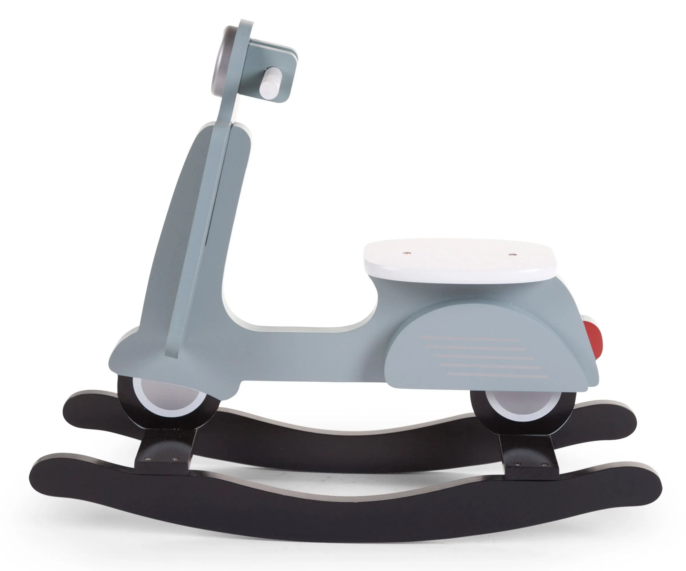 Childhome Jouets À Bascule-Scooter A Bascule - MDF - Bleu Menthe Noir