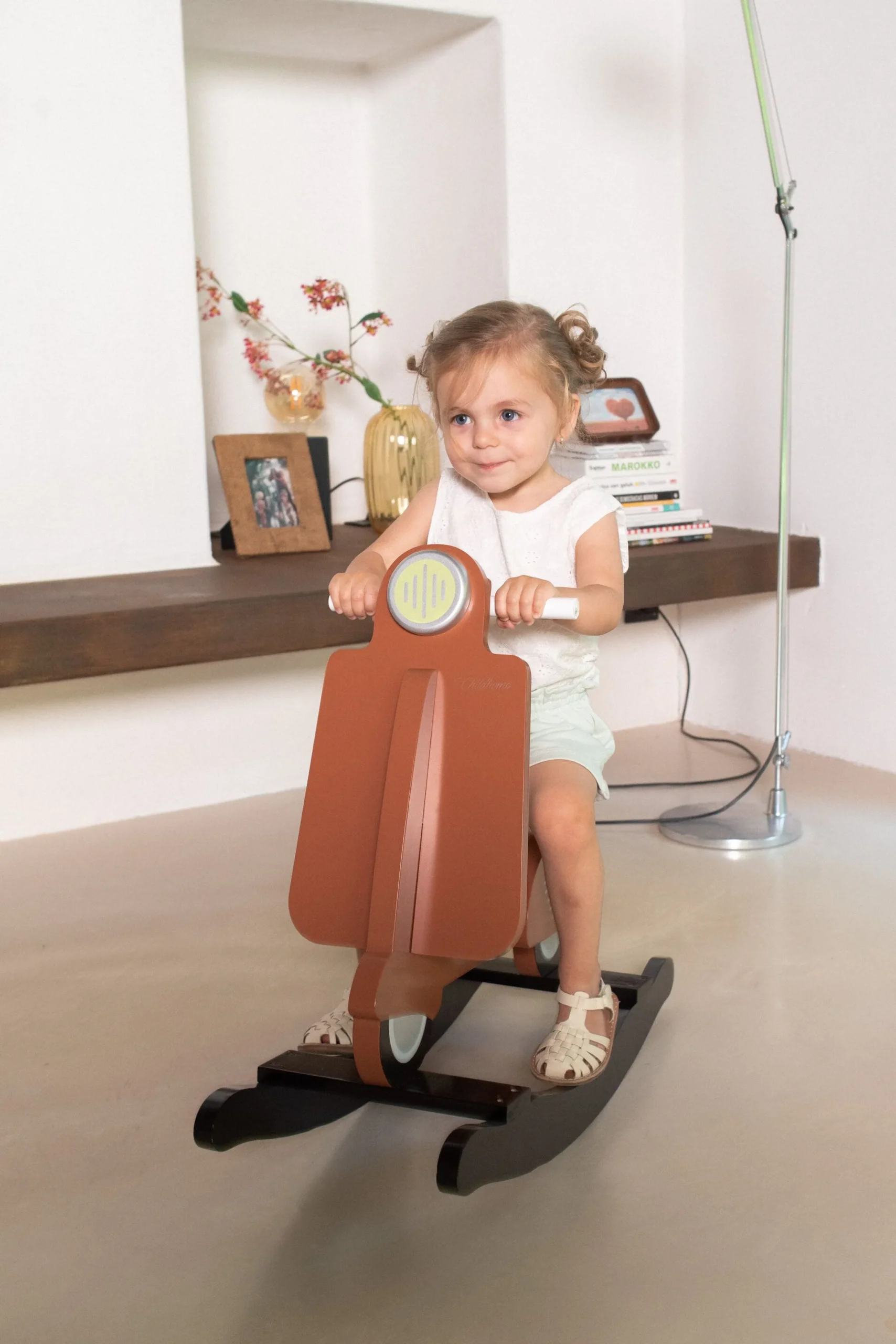 Childhome Jouets À Bascule-Scooter A Bascule - MDF - Rouille Noir
