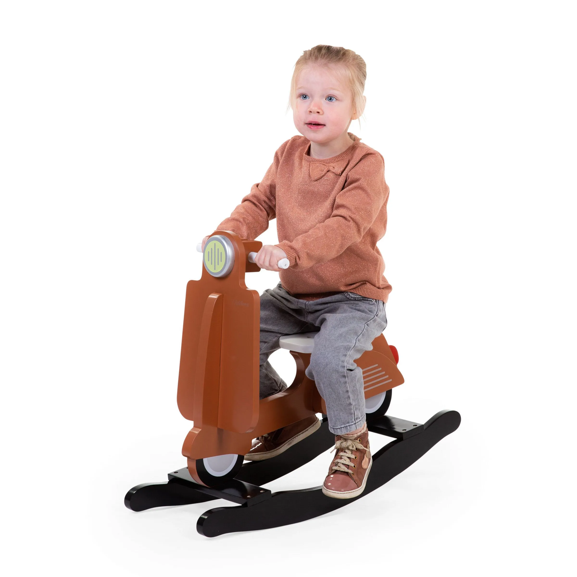 Childhome Jouets À Bascule-Scooter A Bascule - MDF - Rouille Noir