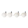 Childhome Pièces De Rechange-Set de roues 4 pcs - Blanc