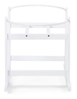 Childhome Supports-Support à bascule panier à moïse en bois blanc