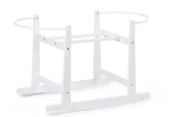 Childhome Supports-Support à bascule panier à moïse en bois blanc