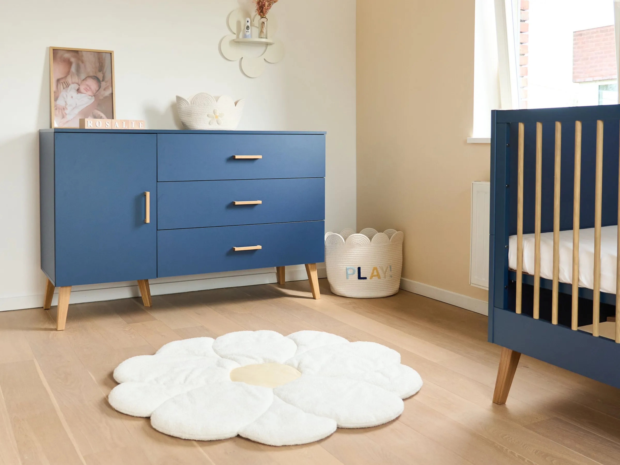 Childhome Étagères Murales-Étagère murale Fleur 40cm