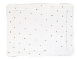 Childhome Tapis Parc-Tapis De Parc - 75x95 Cm - Jersey + Mousseline - Hearts