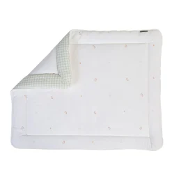 Childhome Tapis Parc-Tapis De Parc - 75x95 Cm - Jersey - Forêt - Mousseline Vichy