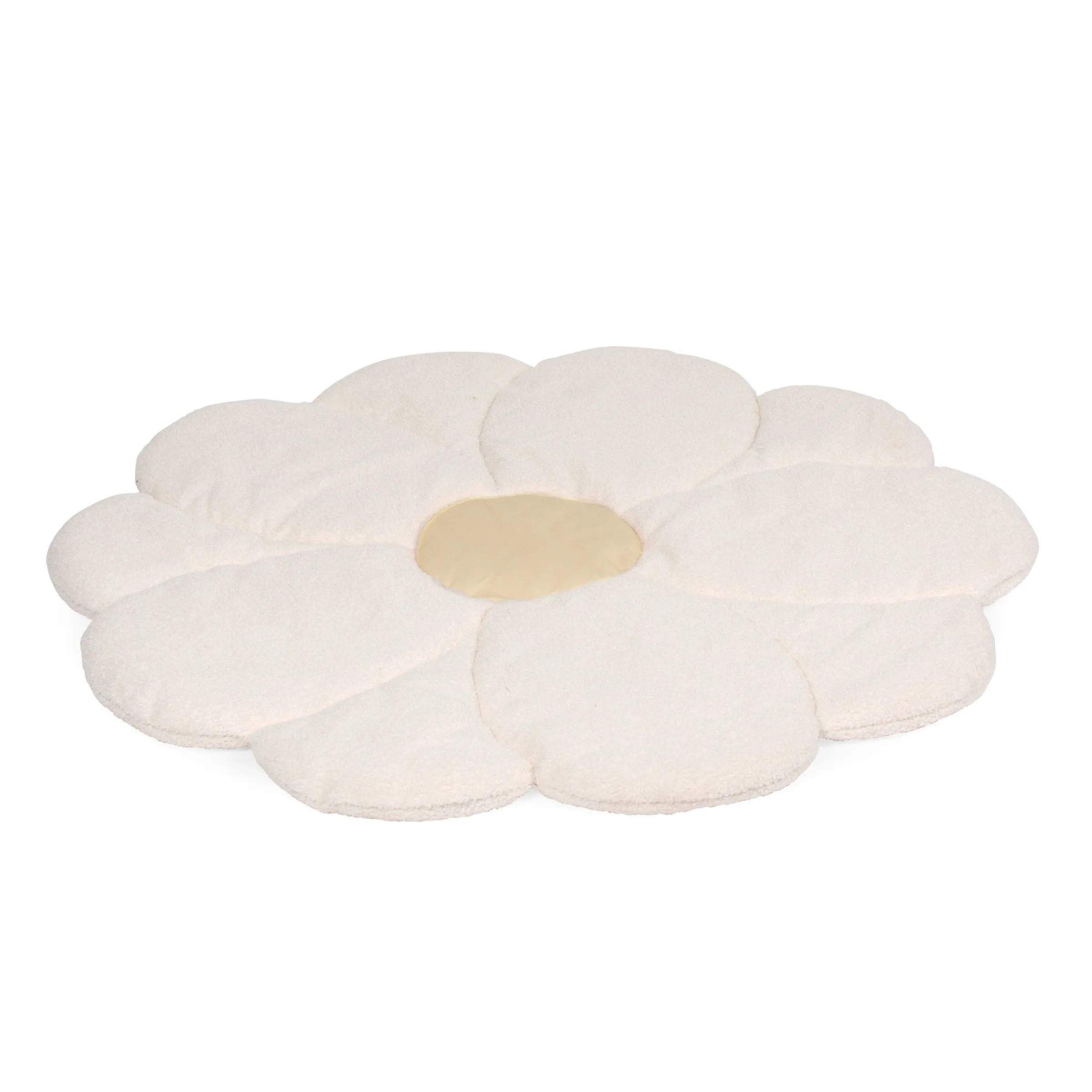 Childhome Tapis D'éveil-Tapis d’éveil 110cm Fleur blanc cassé