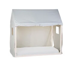 Childhome Accessoires|Tipi-Toile Pour Lit Cabane - 70x140 Cm - Blanc