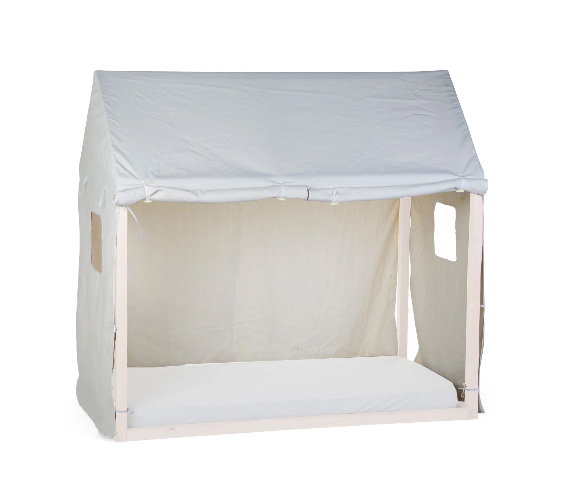 Childhome Accessoires|Tipi-Toile Pour Lit Cabane - 70x140 Cm - Blanc