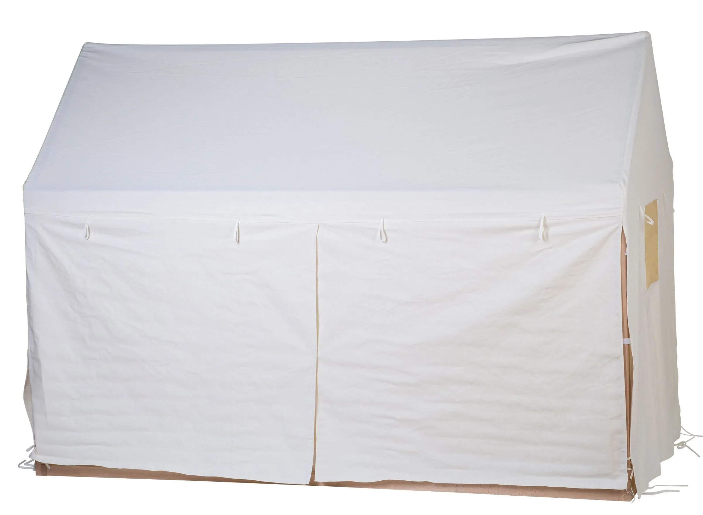 Childhome Accessoires|Tipi-Toile Pour Lit Cabane - 90x200 Cm - Blanc
