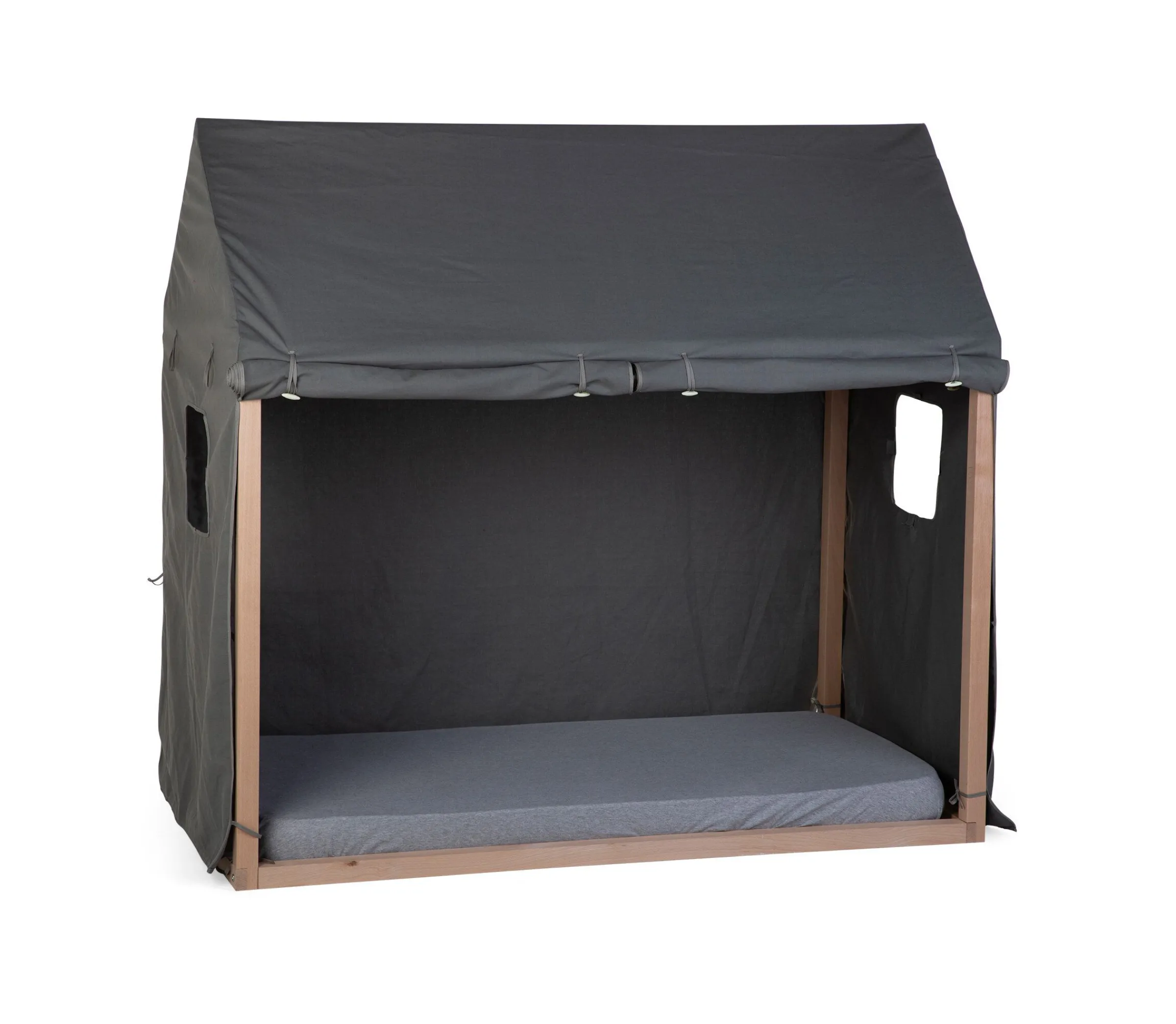 Childhome Accessoires|Tipi-Toile Pour Lit Cabane - 70x140 Cm - Anthracite