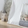 Childhome Accessoires|Tipi-Toile Pour Lit Tipi - 90x200 Cm - Blanc