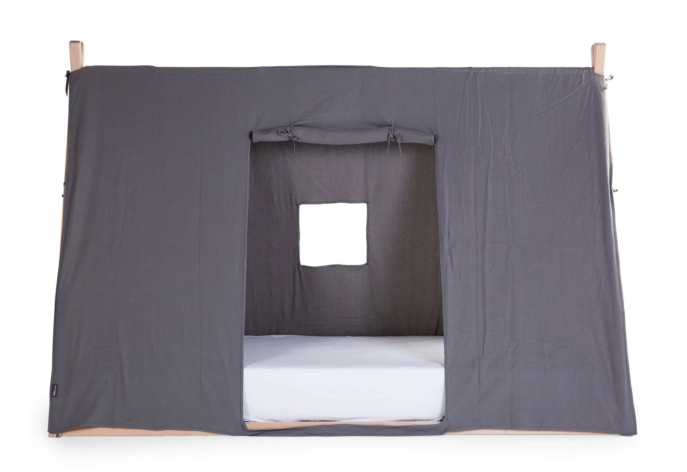 Childhome Accessoires|Tipi-Toile Pour Lit Tipi - 90x200 Cm - Gris