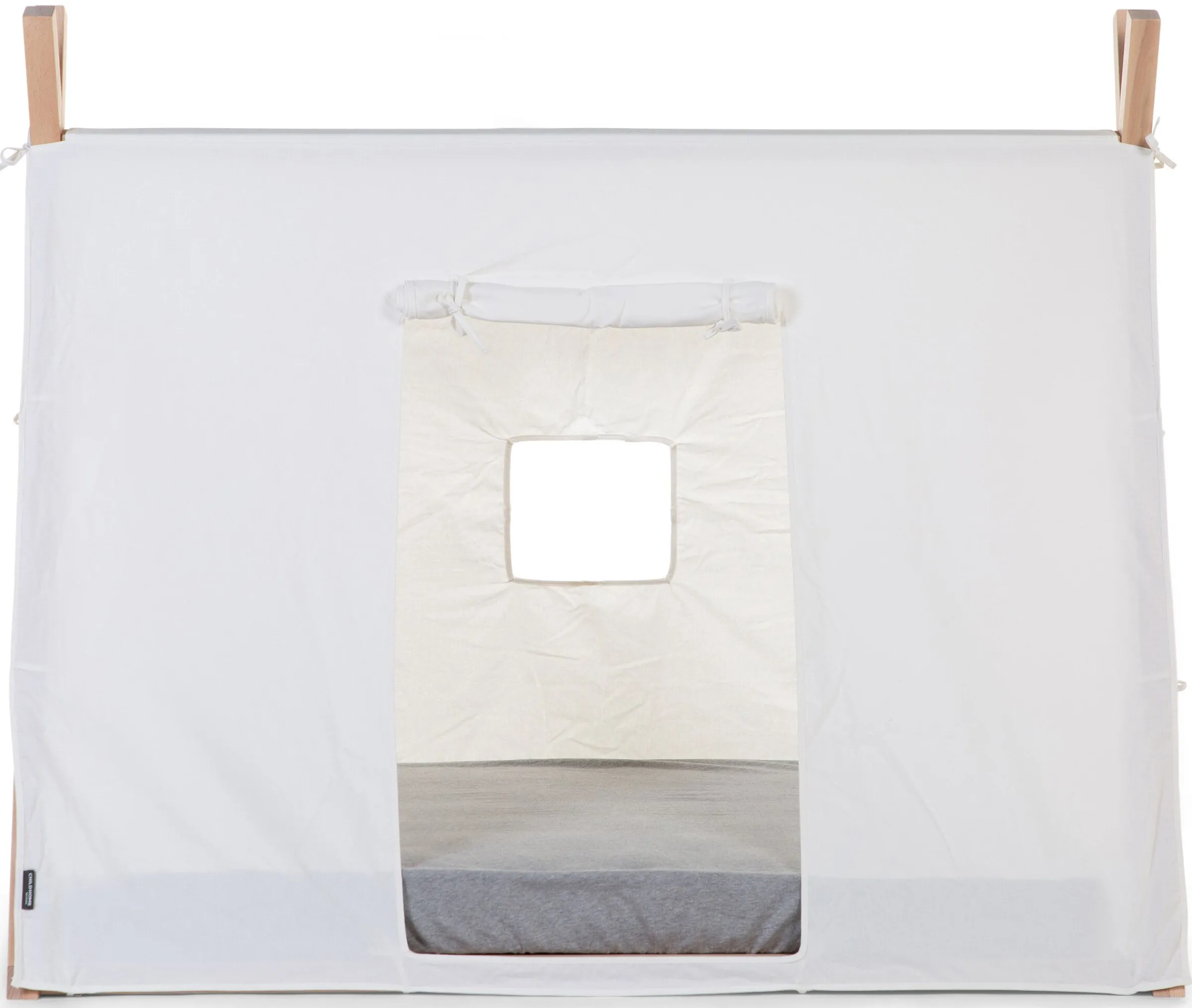 Childhome Accessoires|Tipi-Toile Pour Lit Tipi - 70x140 Cm - Blanc