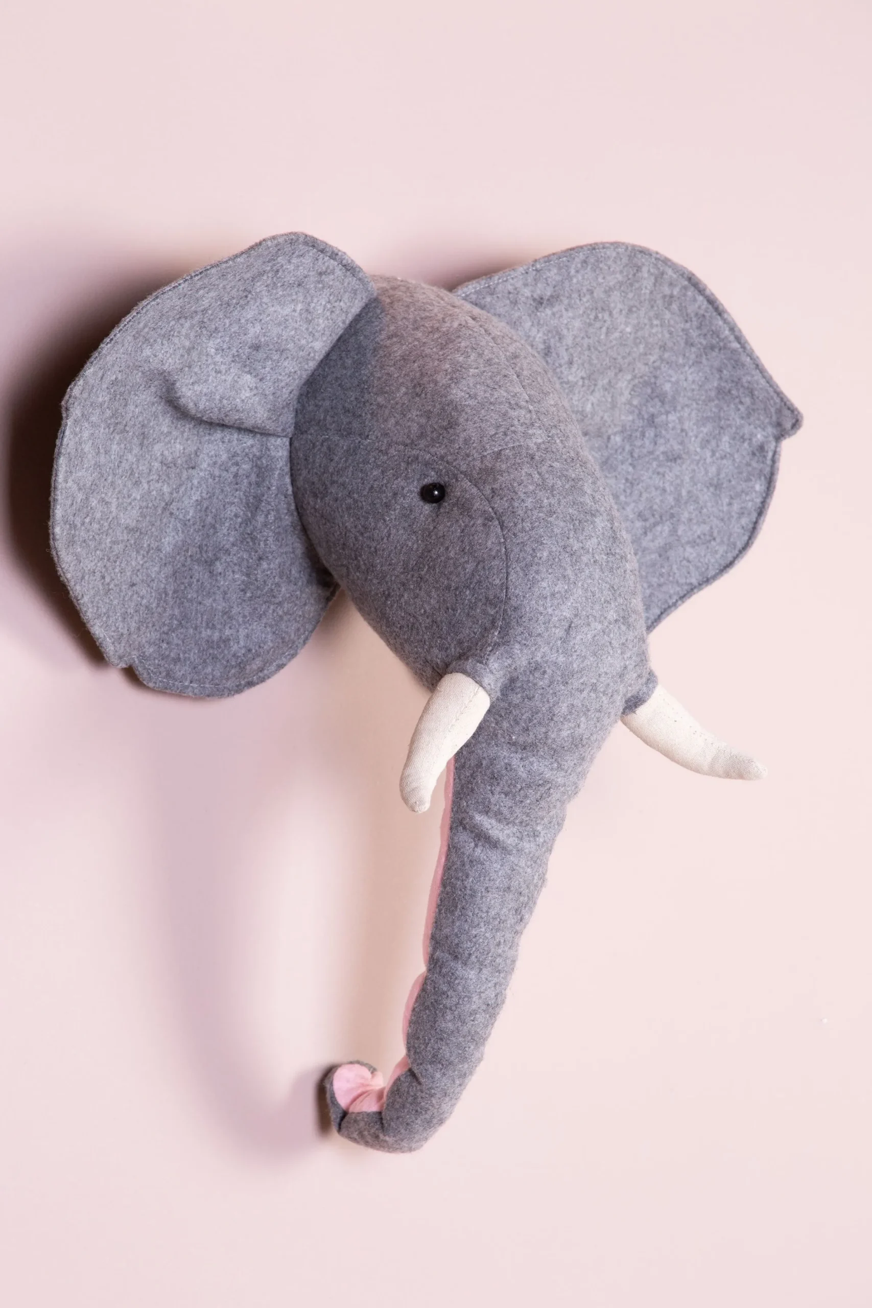 Childhome Trophées-Trophée Elephant - Feutre - Décoration Murale