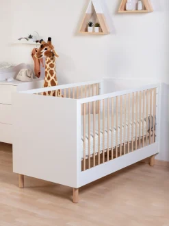 Childhome Lits D'enfant Et De Bébé|Wonder White-Wonder White - Lit Evolutif - 70x140 Cm + Lattes
