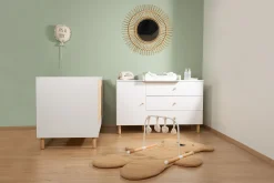Childhome Lits D'enfant Et De Bébé|Wonder White-Wonder White - Lit Evolutif - 70x140 Cm + Lattes